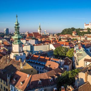 Arrivals to the destination and welcome dinner in Bratislava